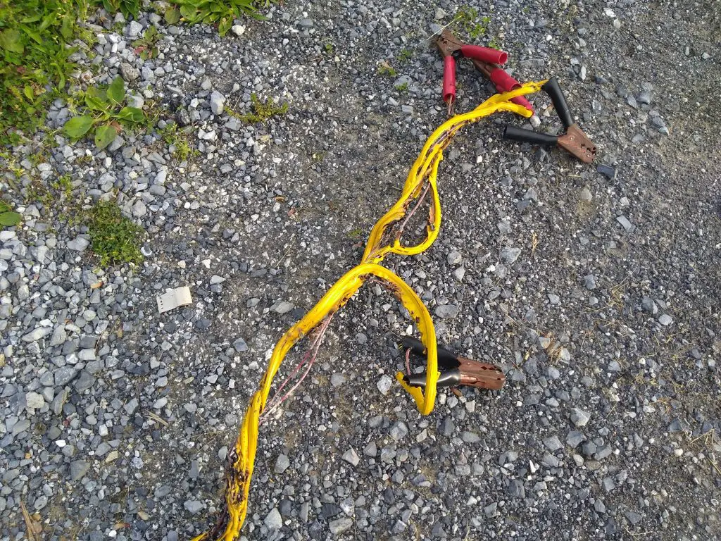 search result for jumper cable melted
