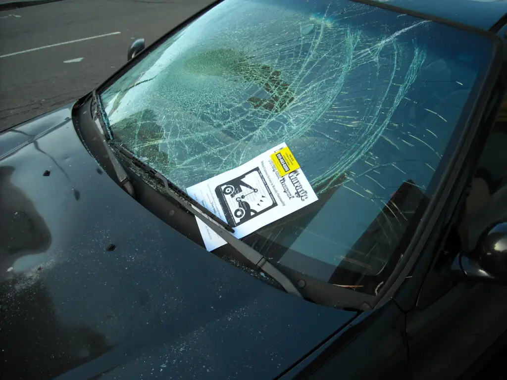 How long can you drive with a cracked windshield?
