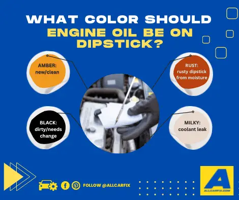 What Color Should Engine Oil Be On Dipstick