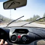 windshield and wiper